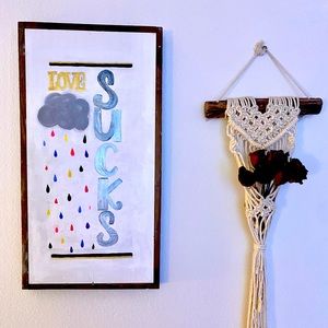 Love Sucks Custom Wall Art